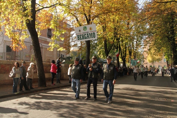 Alpini a Salsomaggiore: Alpini sezione di Bergamo
